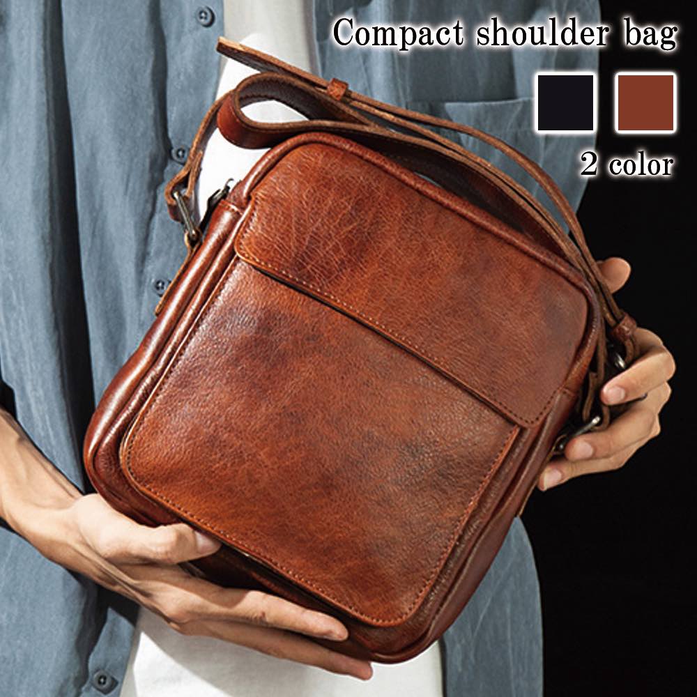 ショルダーバッグ メンズ コンパクトショルダーバッグ 冬 軽量 A4 春 人気 大人 小さめ 本革 ボディバッグ 斜めがけ ナイロン かっこいい 秋 バッグインバッグ 多収納 縦型 大きめ 鞄 おしゃ