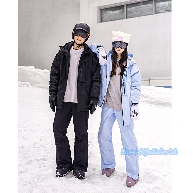 スノーボードウェア 上下セット スキーウェア メンズ レディース セットアップ 男女兼用 スノボウェア スノーボード ジャケット パンツ 撥水防風 保温 雪遊び 暖かいH24 11,213円