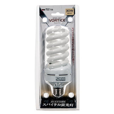 他サイト： 交換球　カミハタ　ヴォルテス専用　３０Ｗ　スパイラル蛍光灯　ホワイト　水槽用照明　ライト　熱帯魚　水草　ＣＲＣ10―15―35―99―00の商品画像