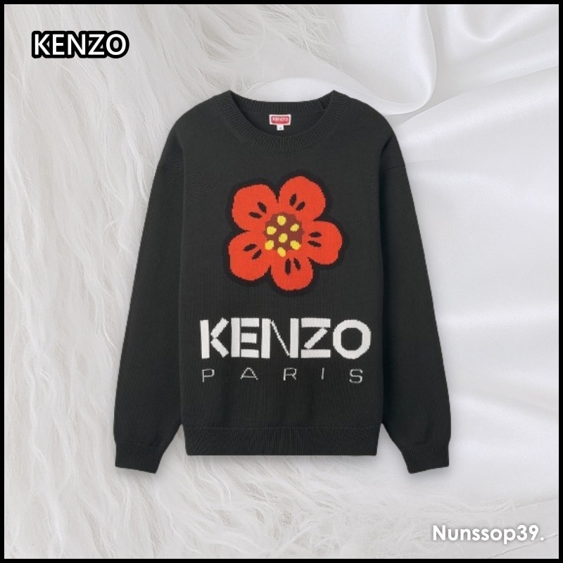 KENZO FD5 5PU380 3LC 99J BOKE FLOWER KNIT