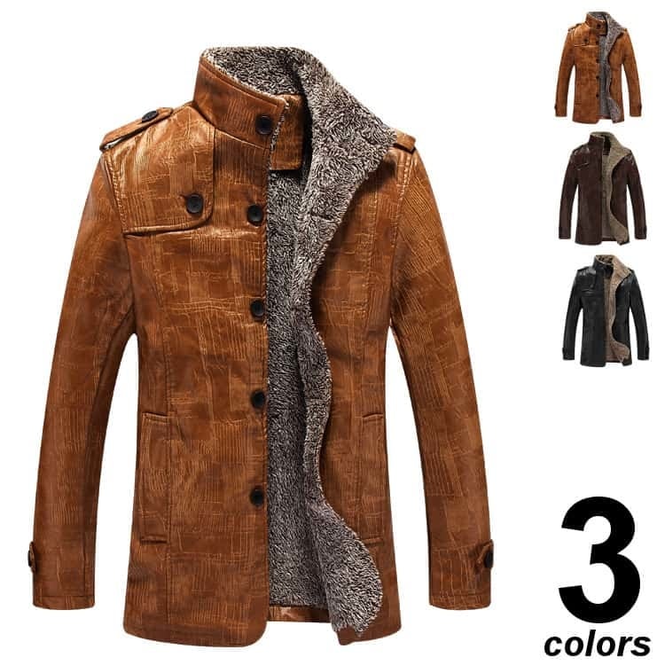 裏起毛付きレザージャケット [3色] フェイクレザー 軽い ジャケット アウター #T859 5,612円