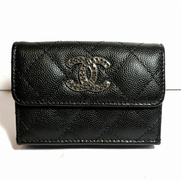 シャネル ココ スモール フラップ ウォレット AP3827 B15620 94305 【中古】