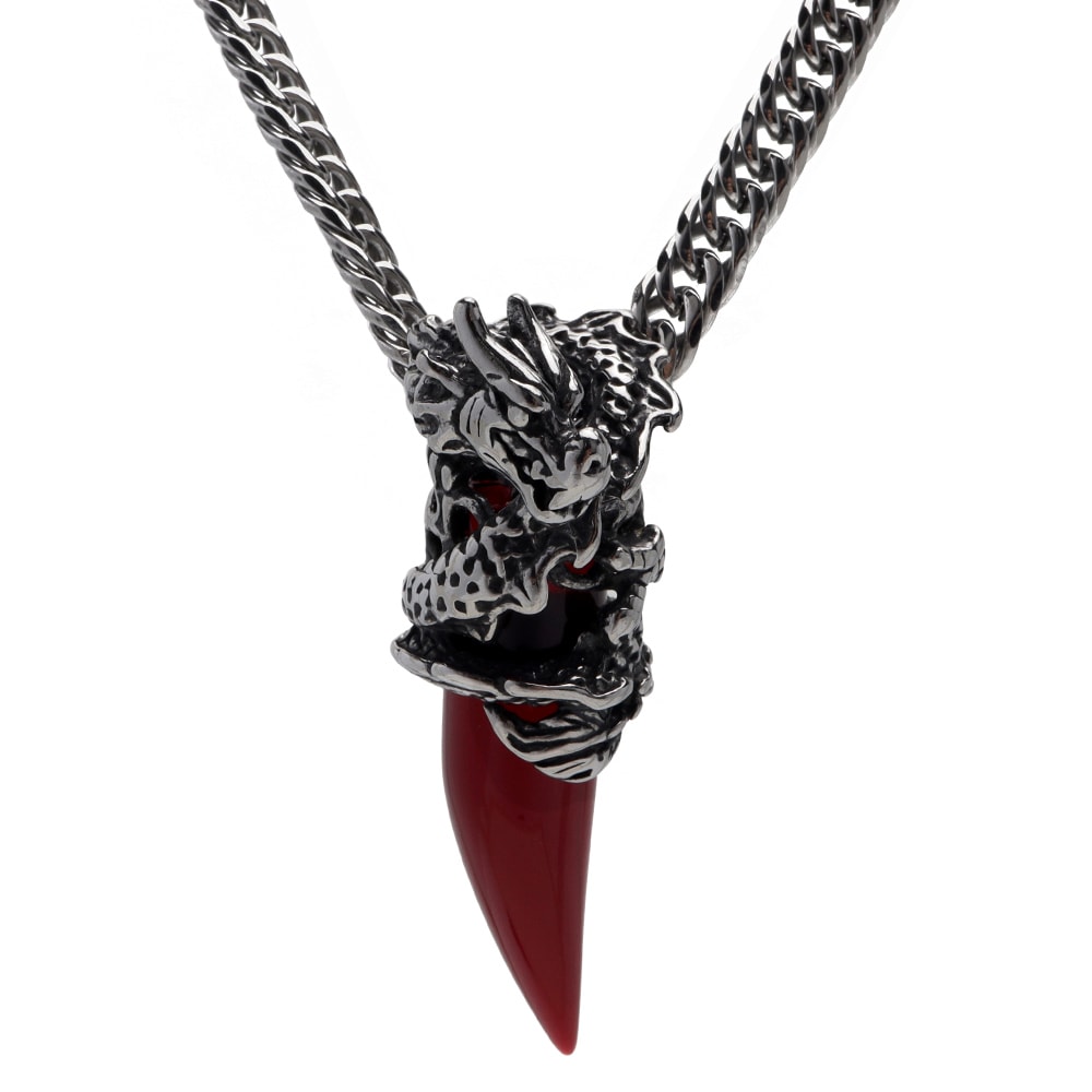 ステンレス ドラゴンネックレス [nc005-n653-n514-s-5mm]