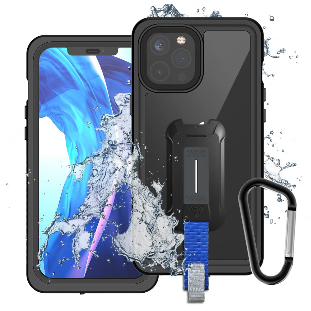 [ARMOR-X] iPhone 12Pro用ケース IP68 Waterproof Protective Case ブラック MX-IPH-12PRO (Black)