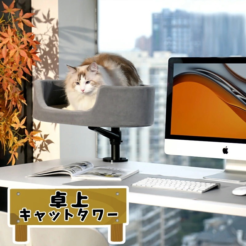 【最安挑戦】キャットタワー 卓上 猫 省スペース 小型 コンパクト 猫タワー 据え置き 組み立て簡単 ねこ ネコ キャットタワー猫 多機能 インテリア 運動不足解消 安定 ペット用品 かわい 9,144円