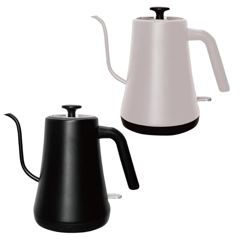 即納：[ヒロコーポレーション]グースネックケトル KTK-377 電気ケトル (ブラック)