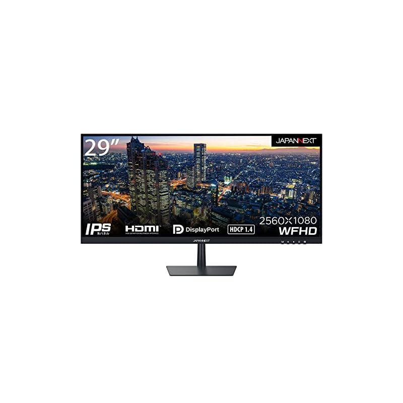 JAPANNEXT 29インチ ワイドFHD(2560 x 1080) 液晶モニター JN-i2975WFHD HDMI DP sRGB100%