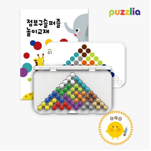 ブレインフォレストパズリアジャンボビーズパズル三角幼児用活用セット幼稚園児童家学院教授