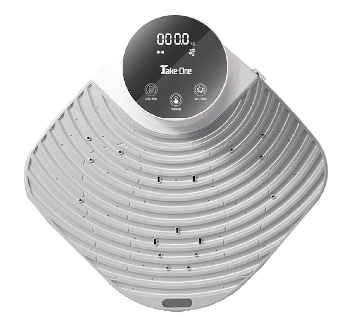 Take-One(テイクワン) Body Dryer Plus 体用ドライヤー マイナスイオン 体重計機能付 温風冷風切り替え プレヒーティング ボディードライヤー 全身ドライヤー 体重計 マイナスイ