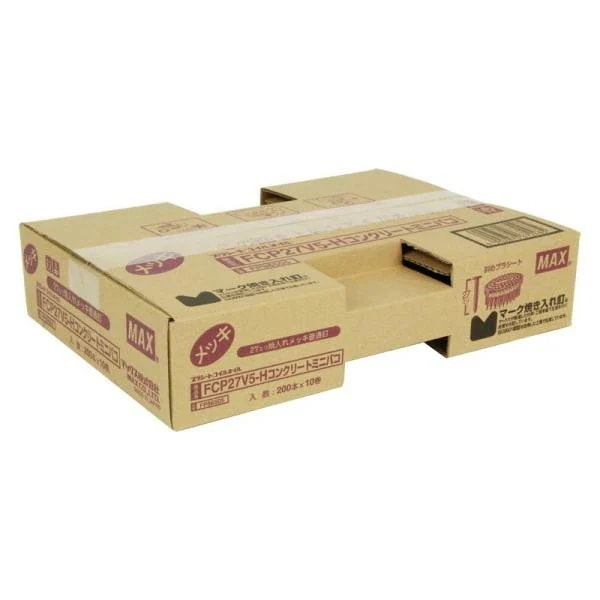 MAX PS連結釘 10巻入ミニハコ FCP27V5－Hコンクリー 電動工具 マックス 釘打ち機 コイルネイル