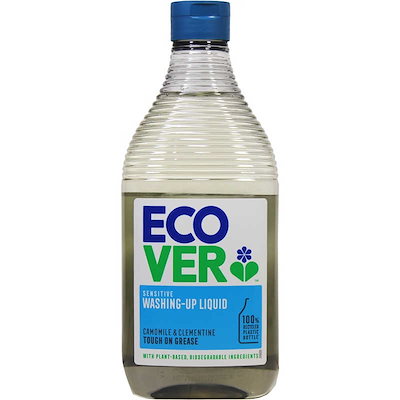 他サイト： エコベール 食器用洗剤 本体 カモミールの香り 450ml ecover 手に優しい 植物由来 赤ちゃん 食器洗剤 キッチン洗剤 台所用洗剤 油汚れ 手荒れの商品画像