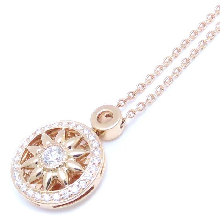 ウィンストン ゲート ネックレス ダイヤモンド0.14ct PEDRRD1MWG K18RG ローズゴールド/293548【中古】