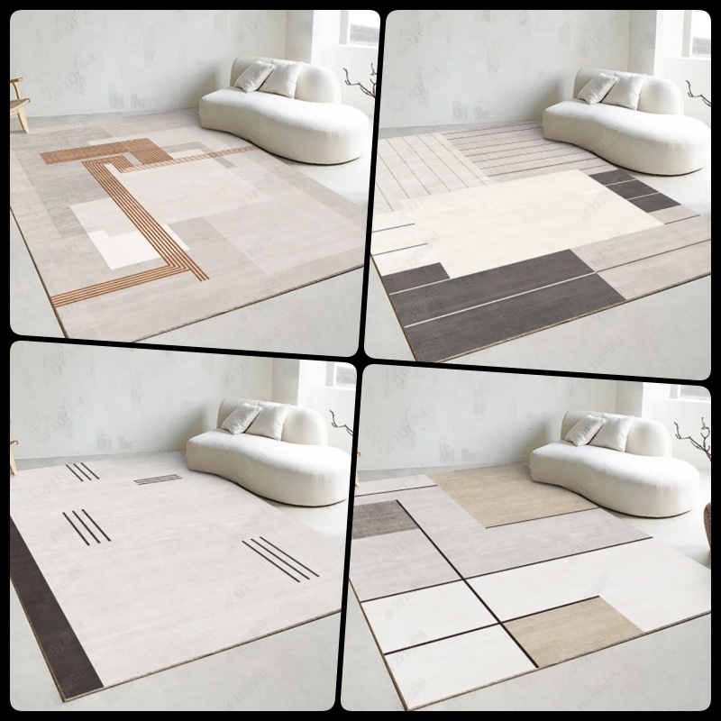 モダンな北欧デザインのカーペットラグ