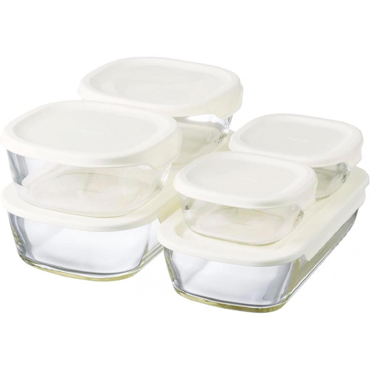 �X�^�b�L���O�ϔM�K���X �R���e�i 6�Z�b�g KSTL-5004-OW