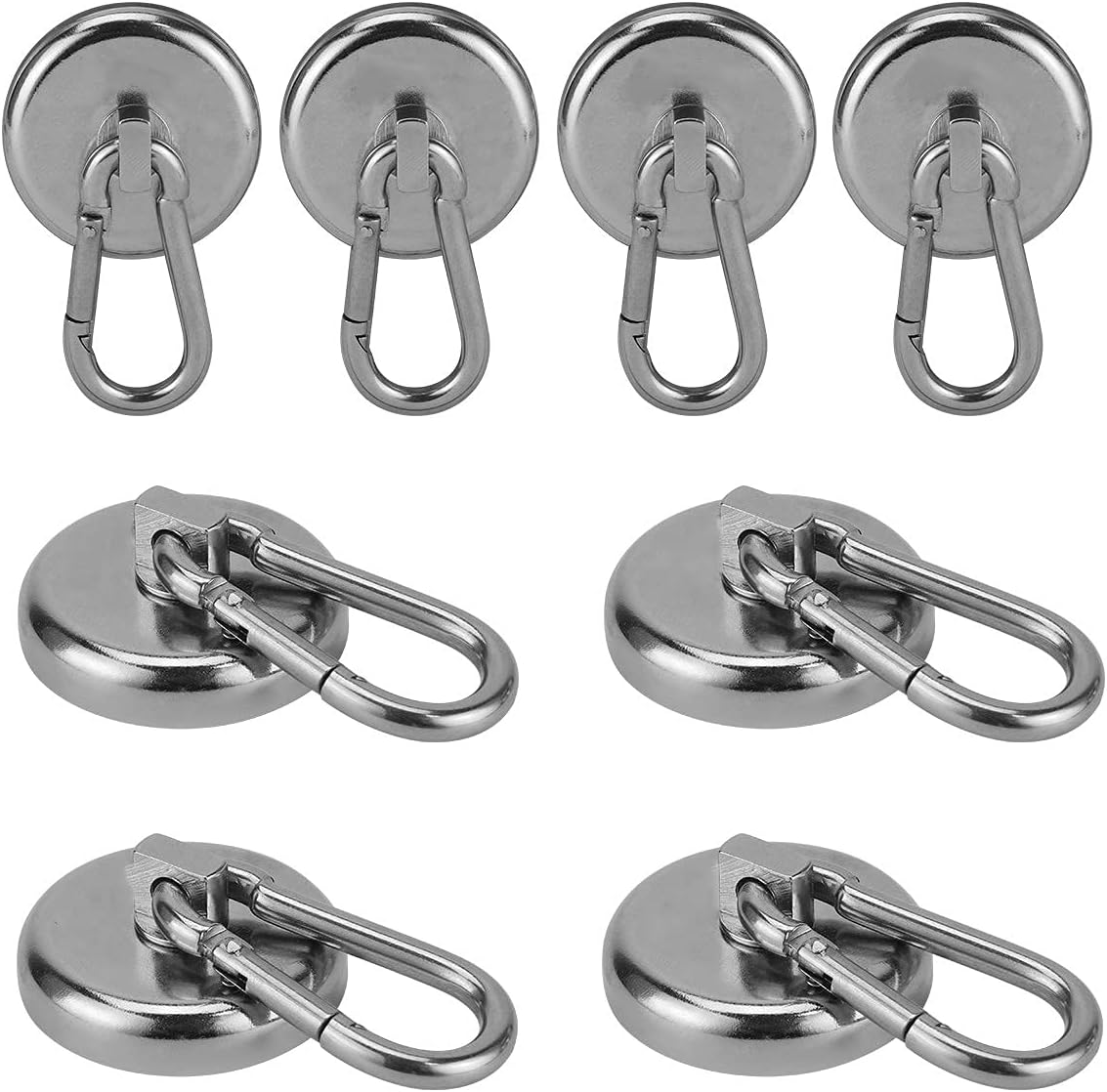 スイベル式ネオジム磁石フック 耐荷重63kg 42mm