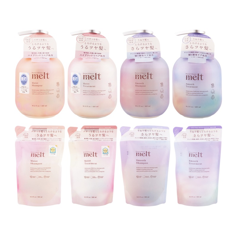 花王 メルト　モイスト　シャンプー トリートメント✖︎3パックづつ　詰め替え Amazon | 【melt】 メルト シャンプー トリートメント 髪の化粧