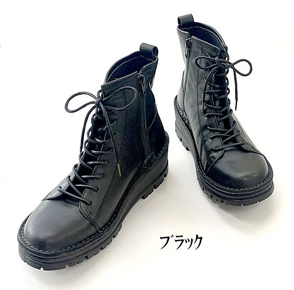 ブーツ レディースシューズ レディースファッション 靴 ウェッジタンクソール 秋冬 サイドファスナーその他 ブーツ・ブーティー