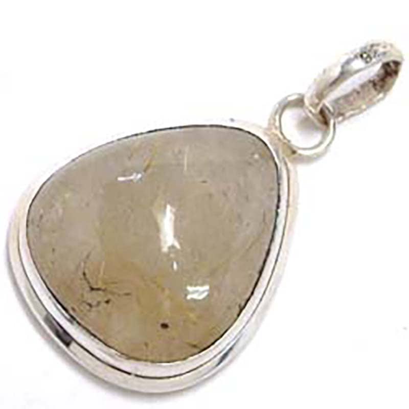 天然石 シルバー925 ルチルクォーツペンダントトップ37 水晶 クオーツ 刻印あり 首飾り アクセサリー 男性 女性 プレゼント 本物 銀 誕生日 1点もの 癒し 高級 stt00-ns-0037