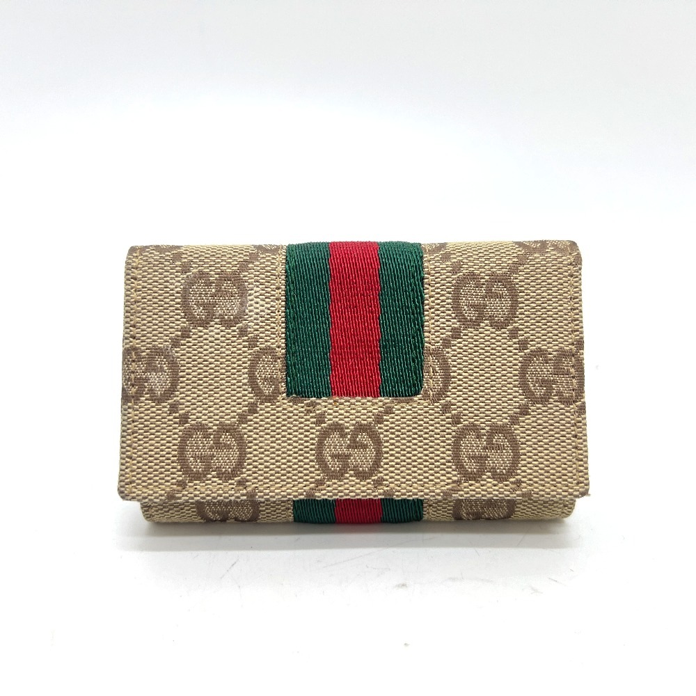 キーケース 033・2888 GG シェリーライン 6P キーケース コインケース GGキャンバス/レザー ベージュ