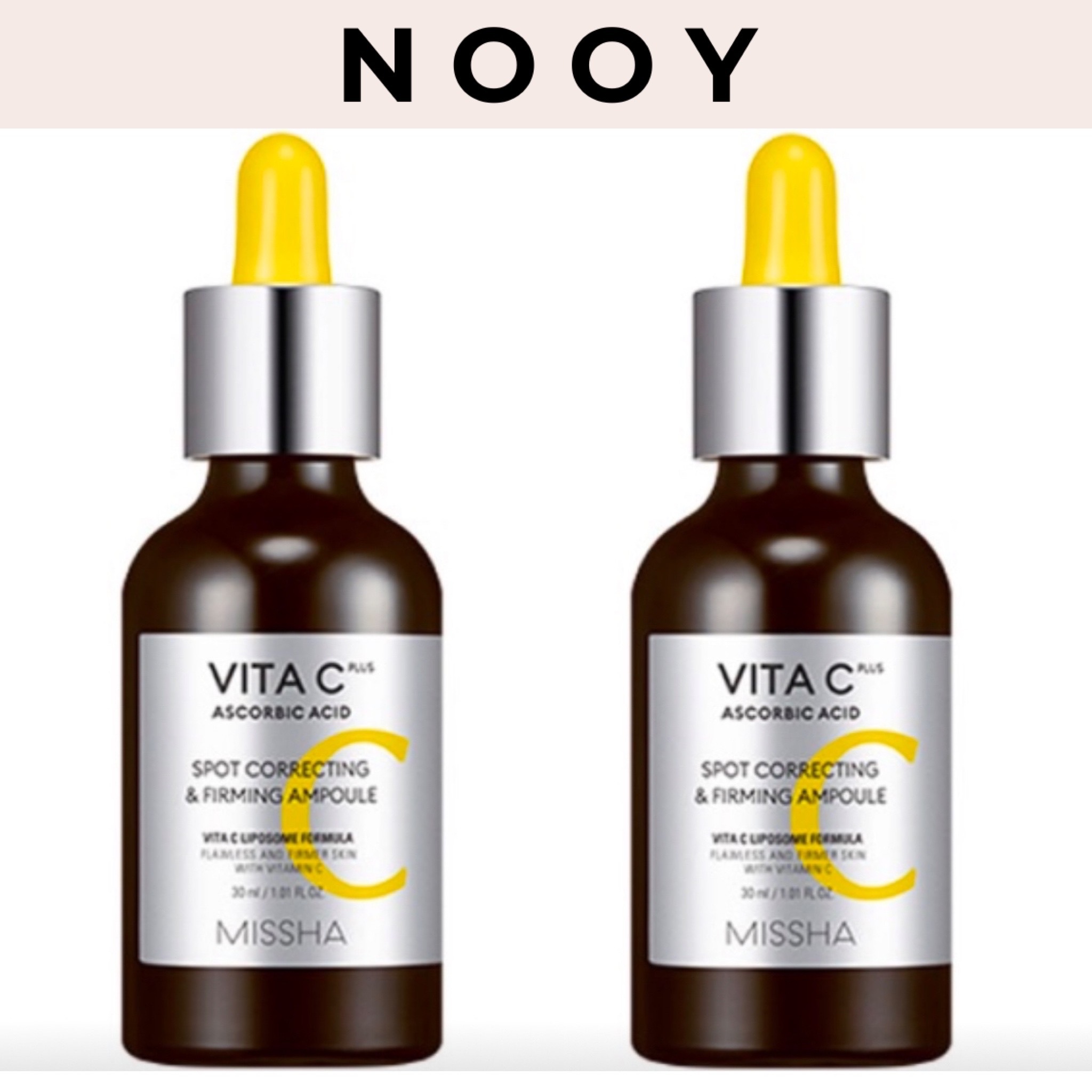 1+1ビタシープラススポットコレクティング&ファーミングアンプル40ml2個 韓国ビタミンセラム