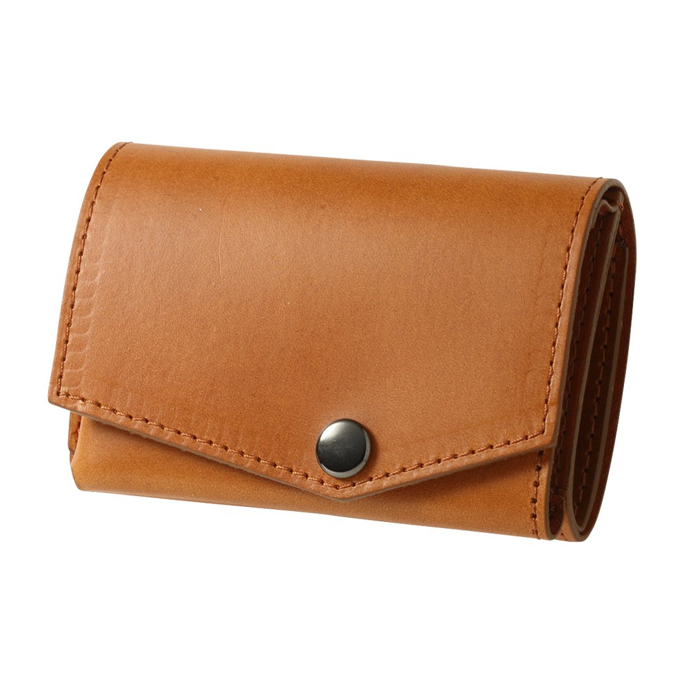 [アブラサス] 小さい財布 ブッテーロレザーエディション メンズ 財布 日本製 キャメル