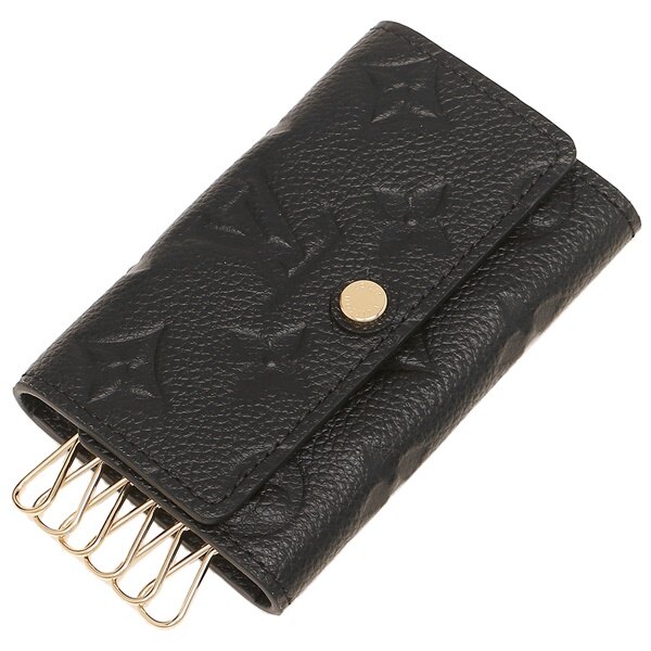 ルイヴィトン キーケース LOUIS VUITTON M64421 モノグラムアンプラント ミュルティクレ6 レディース キーホルダー ノワール 黒