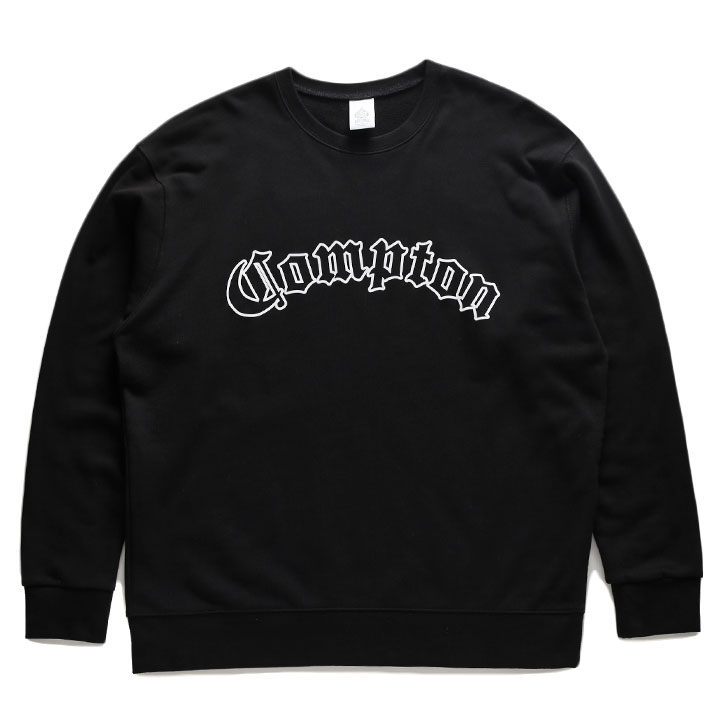 ACE FLAG トレーナー ブランド 長袖 スウェット 裏パイル メンズ 黒 大きいサイズ エースフラッグ トップス シンプル Compton コンプトン ビッグシルエット 5,544円