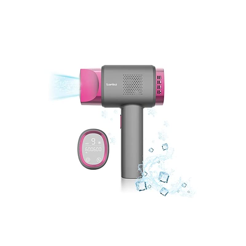Sarlisi 脱毛器 サファイア 冷感脱毛 家庭用 IPL光脱毛器 9段階 60万発照射 10分間