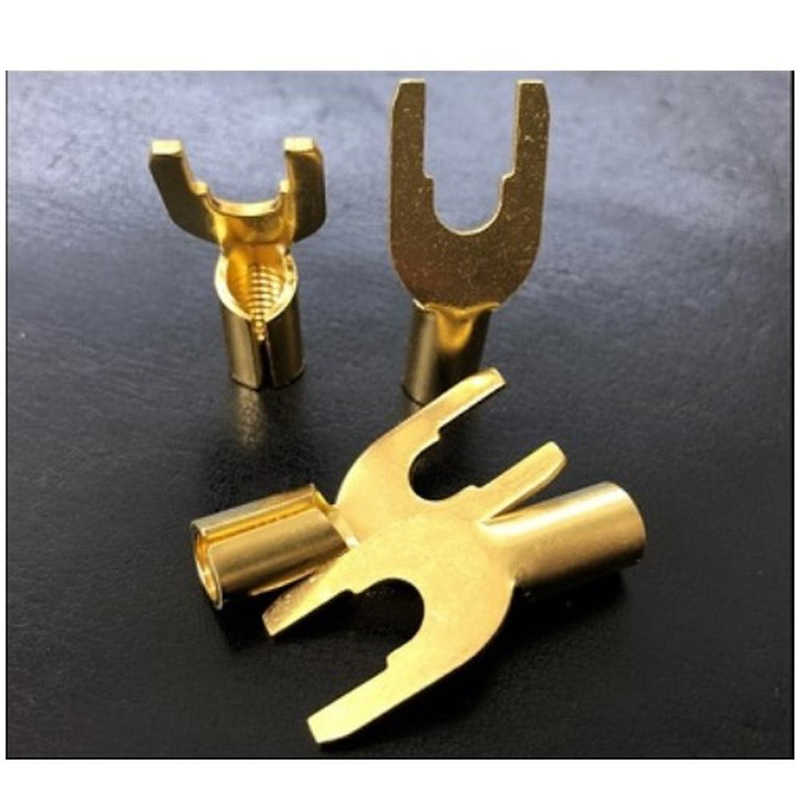 ZONOTONE　LUG-5.5シリーズ対応交換用プラグ 24K純金メッキYラグ　LUGY-S(先端のみ4本組)