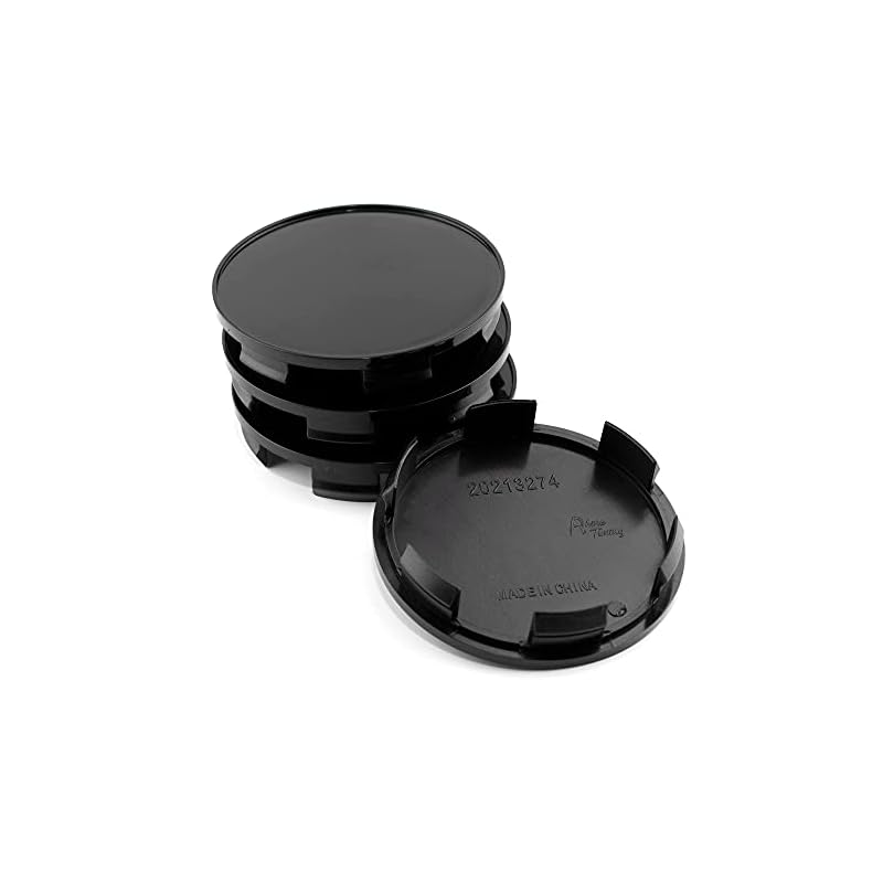 ホイールセンターキャップ 外径70mm 内径64mm ４個 ブラック DIYホイールキャップ