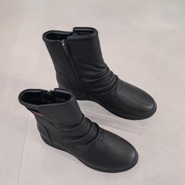 HC03 おしゃれなプリーツムード レディースブーツ PFDWBS618 (S42566046)