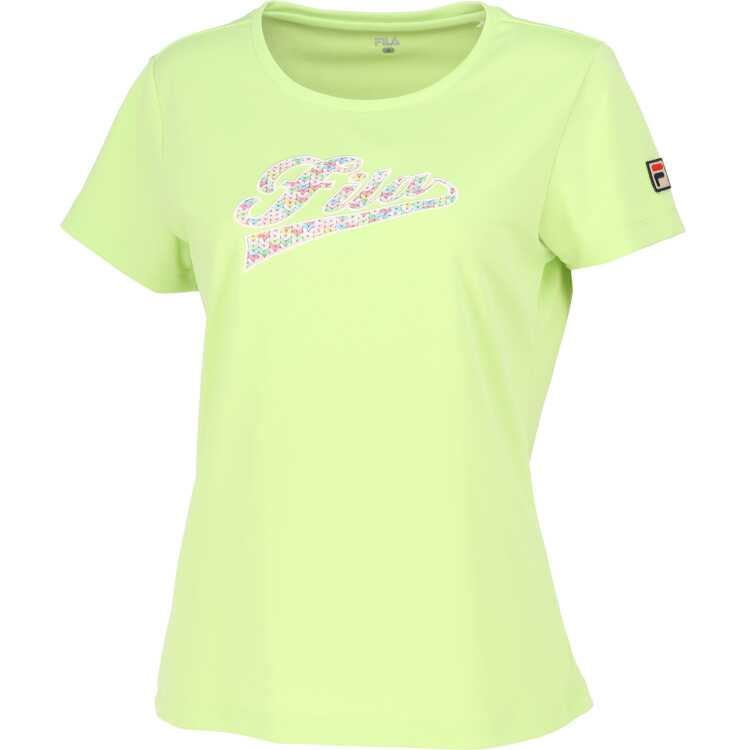 アップリケTシャツ（レディース） L ライトグリーン #VL2808-38