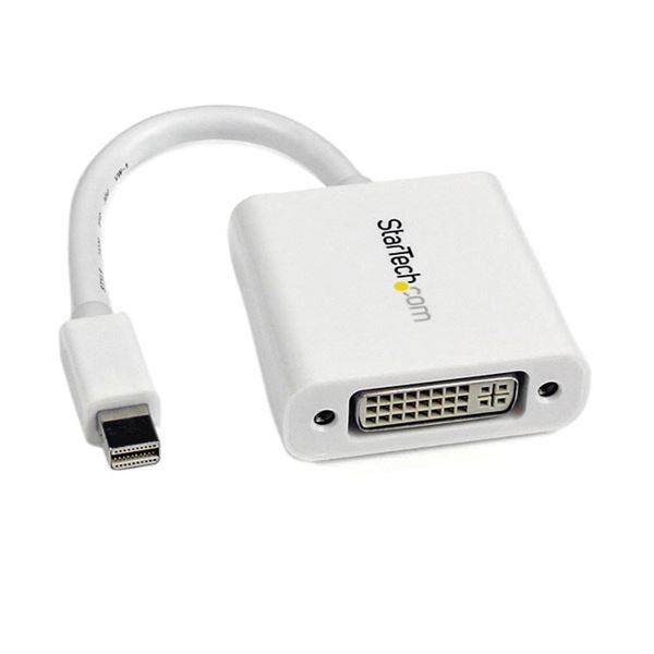 （まとめ）StarTech.com MiniDisplayPort-DVI変換アダプタ ホワイト MDP2DVIW 1個 5セット