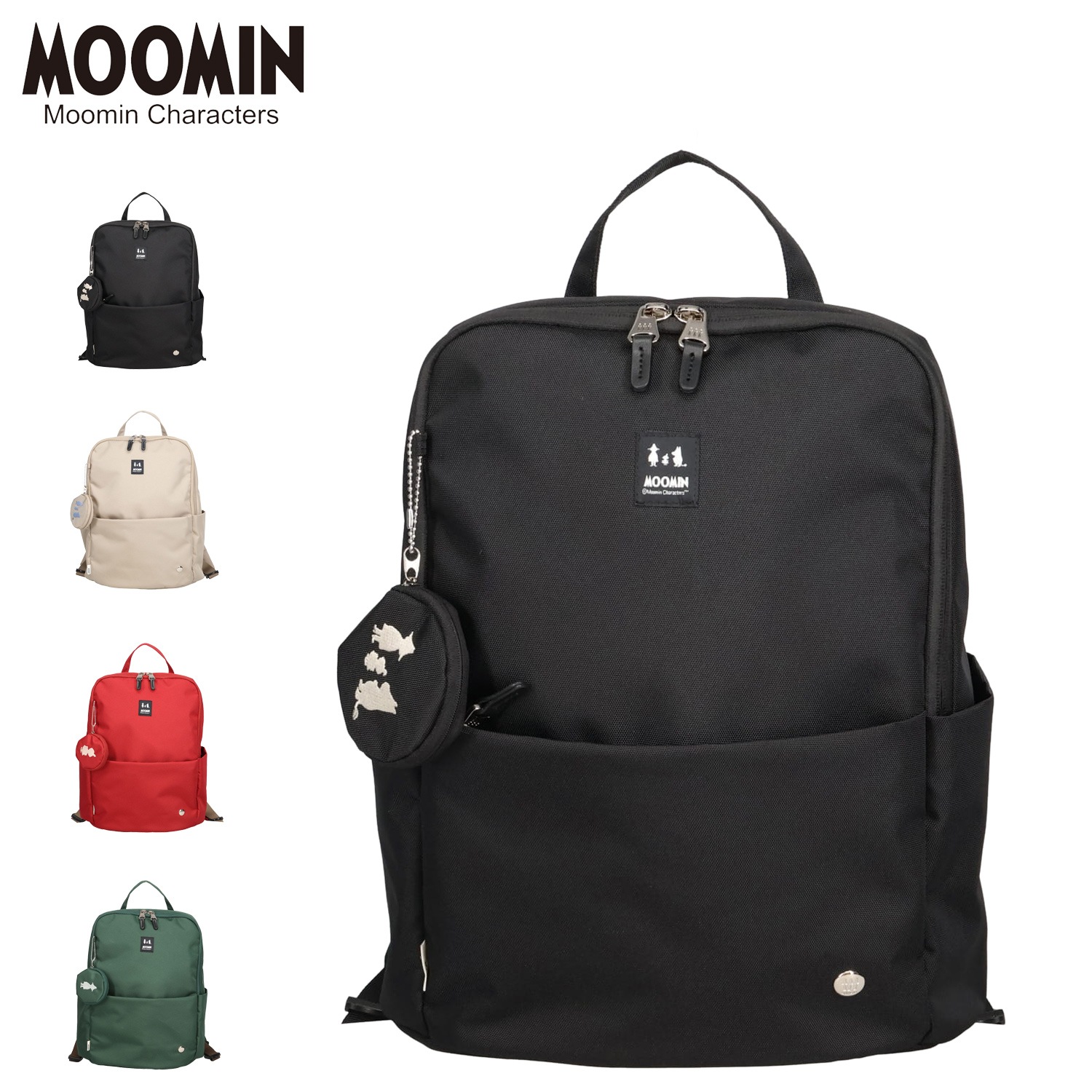 リュック パック バックパック メンズ レディース 9L A4 ファスナー付き 肩掛け 軽量 RMNK-04