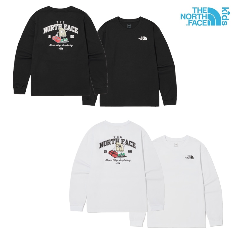 KS TRAVELER L/S R/TEE NT7TQ02 長袖 Tシャツ Uネック スウェット トレーナー クルーネック スエット 男の子 女の子 キッズ ジュニア ラウンド 丸襟 おしゃれ ノー