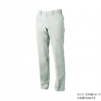 桑和 9669-99 スラックス（ノータック.脇ゴム） Mサイズ シルバーグレー（22） SOWA