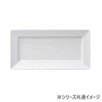 福井クラフト　メラミン50cm隅丸長角盛皿ホワイト 51353910