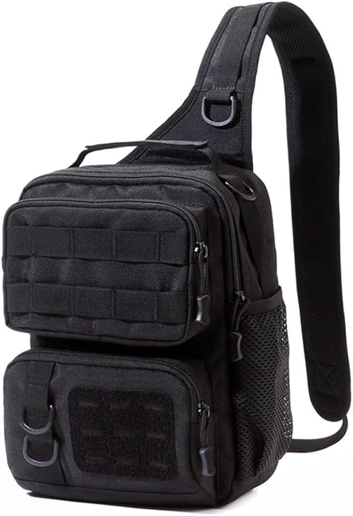 ボディバッグ タクティカル 斜めがけバッグ ミリタリー ショルダー 大容量 防水( ブラック) 4,869円