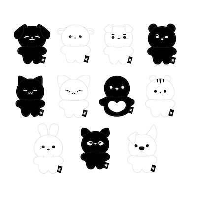 THEBOYZ ソウルコン ミニドール マスコット ぬいぐるみ サンヨン トレ