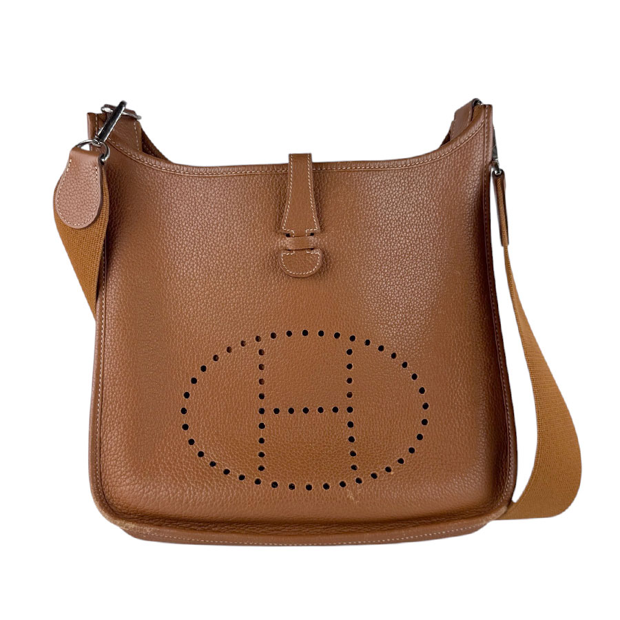 エルメス HERMES ショルダーバッグ エヴリン1 PM トリヨンクレマンス ゴールド レディース z9876
