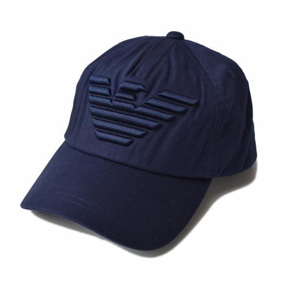 エンポリオアルマーニ キャップ/帽子 EMPORIO ARMANI　メンズ ベースボールキャップ イーグル/ブルー 627522 CC995 57235