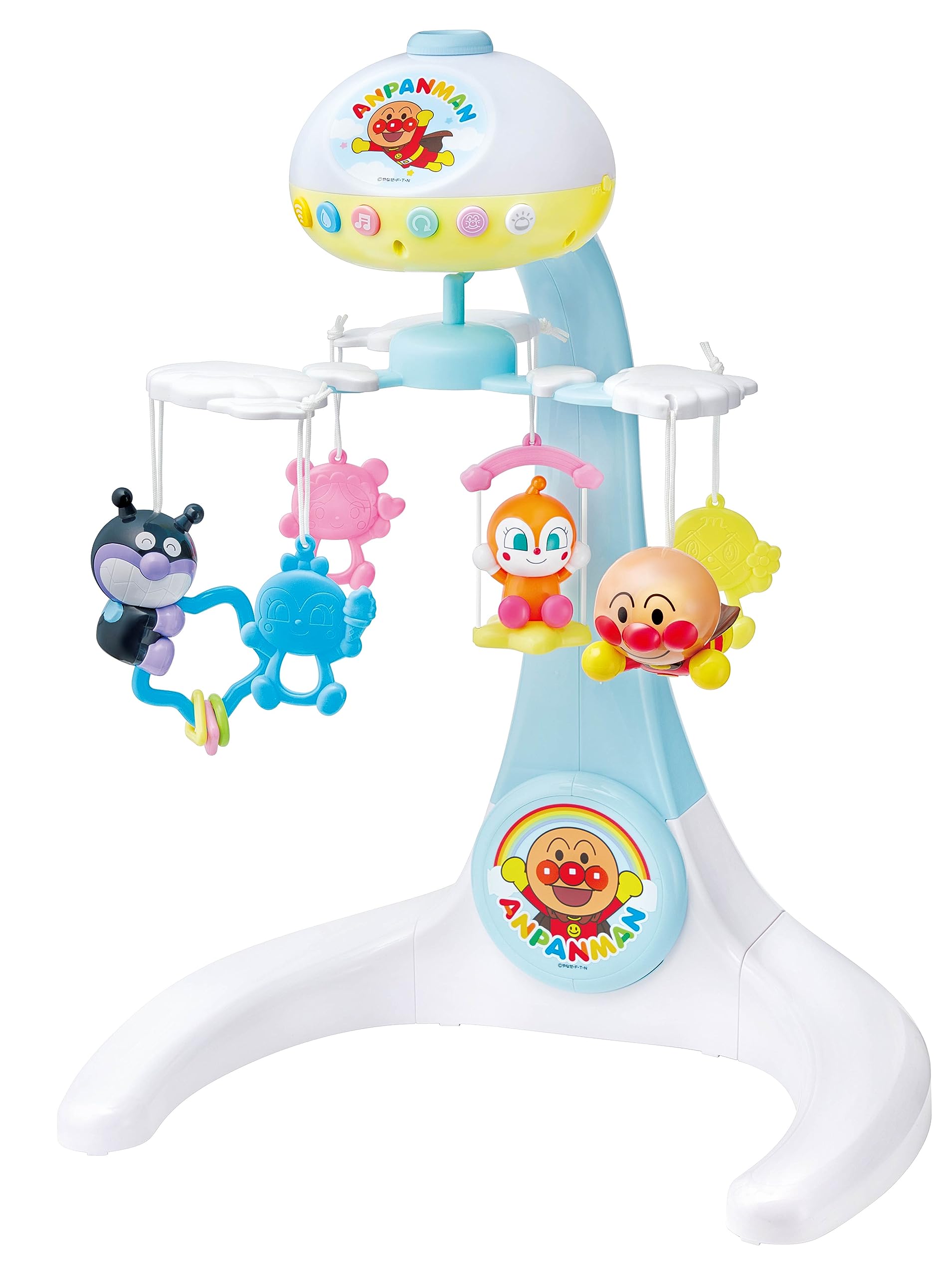 アガツマ(AGATSUMA) アンパンマン 赤ちゃん泣き止ませサウンド付き すやすやプロジェクション付きメリー 男女児用 （対象年齢0ヶ月以上）
