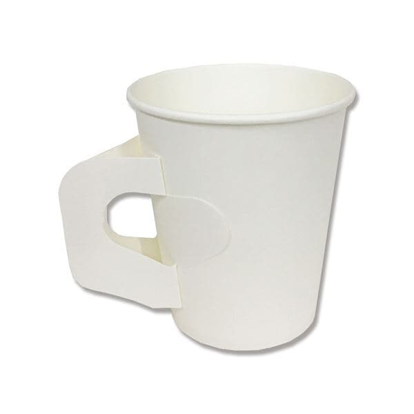 シモジマHEIKO 紙コップ ペーパーカップ ハンドル付き ホワイト 口径73mm #0045360371セット(2000個:100個×20パック)