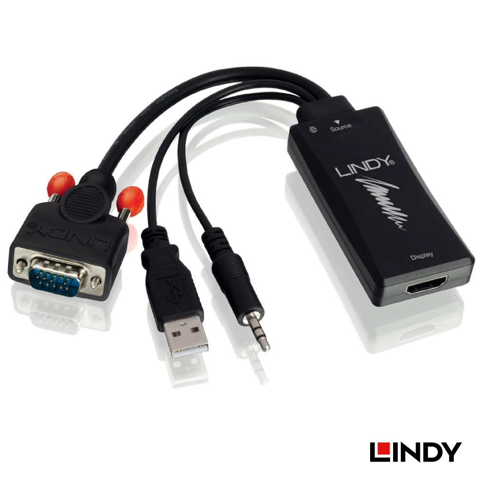 公式ショップ】 to VGA+オーディオ LINDY リンディー【38183】 HDMI