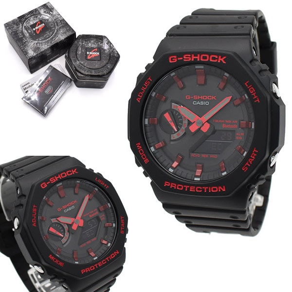 腕時計 G-SHOCK Gショック GA-B2100BNR-1ADR ANALOG-DIGITAL GA-B2100 ソーラー Bluetooth 腕時計 ウォッチ メンズ ブラック