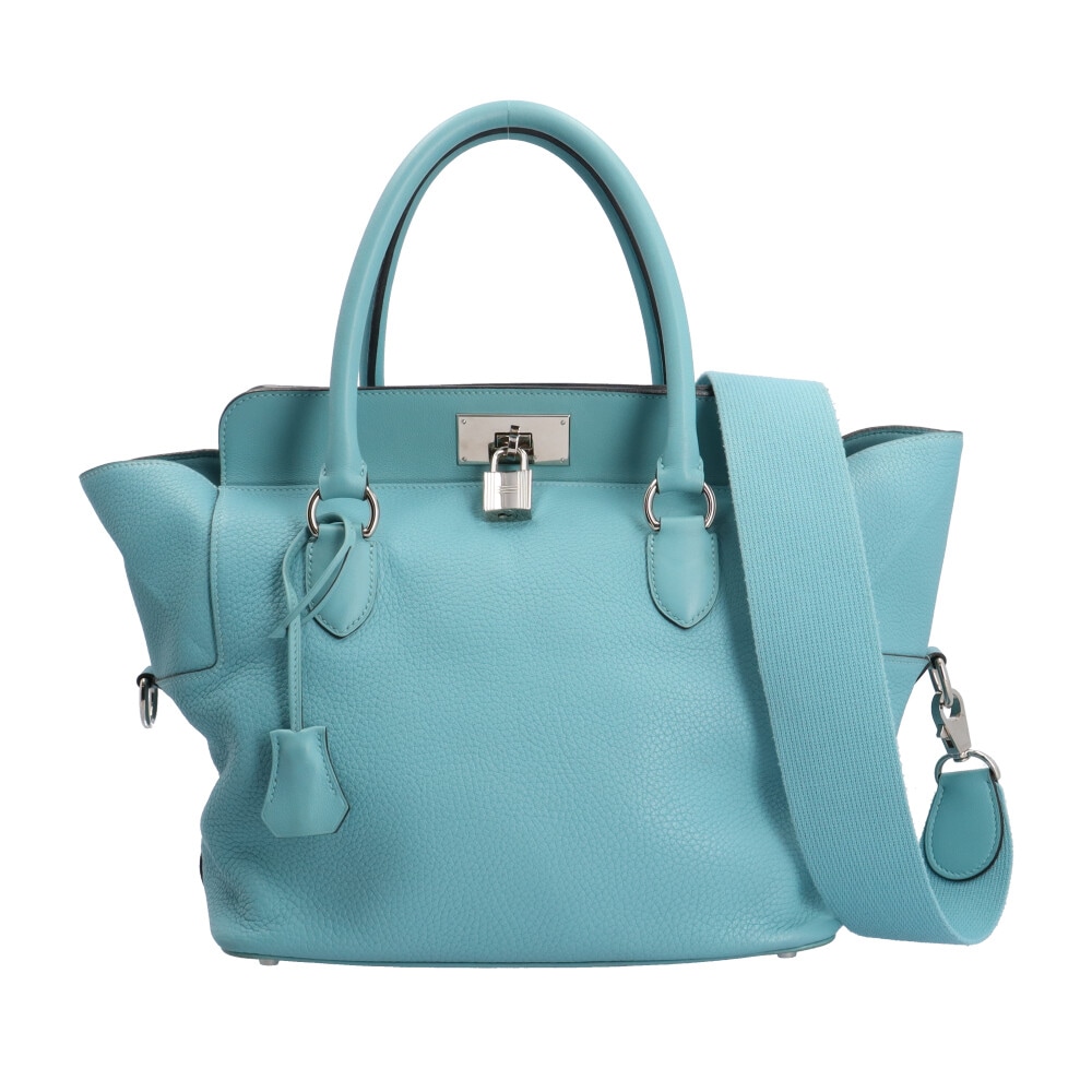 エルメス ツールボックス26 ショルダーバッグ ヴォースイフト ブルー HERMES 中古 269,775円