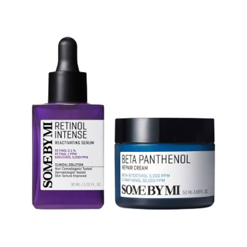 レチノールインテンスリアクティベーティングセラム 30ml + ベータパンテノールクリーム 50ml