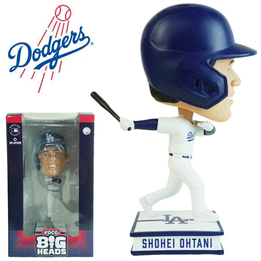 大谷翔平 ボブルヘッド 9.5インチFOCO MLB BIG HEADS 9.5INCHLA DODGERS ロサンゼルス ドジャースメジャー リーグ ベースボールマス