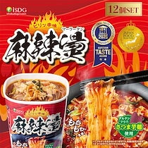 【送料無料】 麻辣湯 12個セット / 韓国ラーメン カップ麺 マーラー マーラータン シビ辛 麻辣 マーラー 唐辛子 さつまいも麺 グルテンフリー メガ割