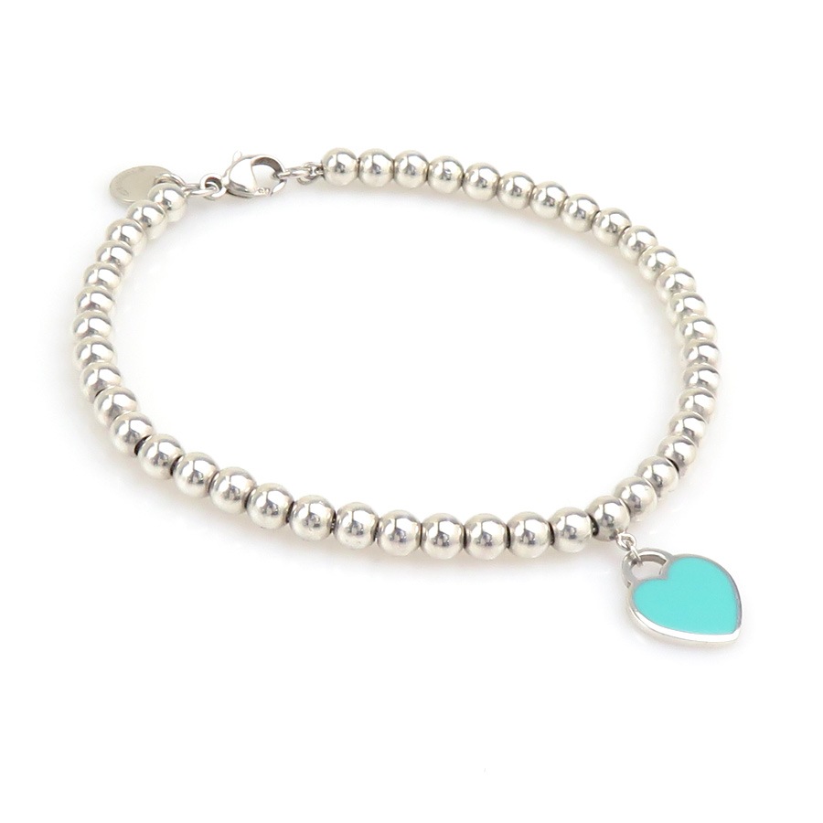 ティファニー TIFFANY&Co. ブレスレット リターン トゥ ティファニー シルバー925 シルバー×ブルー レディース 55975k